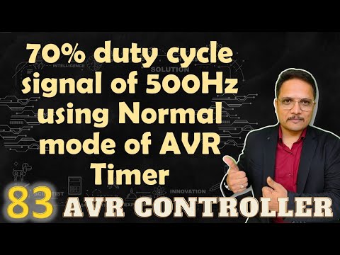 Generation of 70 duty cycle signal of 1KHZ using CTC mode of AVR Timer