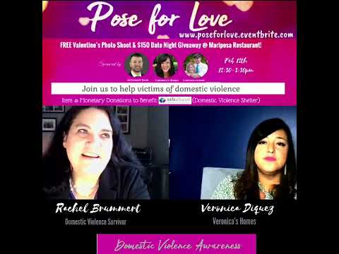 A Domestic Violence Survivor Speaks Up! Rachel Brummert. By Veronica Diquez, Pose For Love Sponsor.