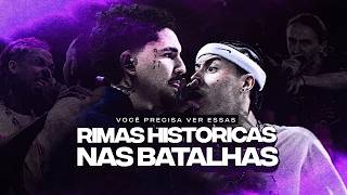 RIMAS HISTÓRICAS nas BATALHAS! 🔥