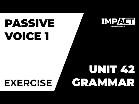 Exercises | Grammar Unit 42 | @Impact Learning Centre