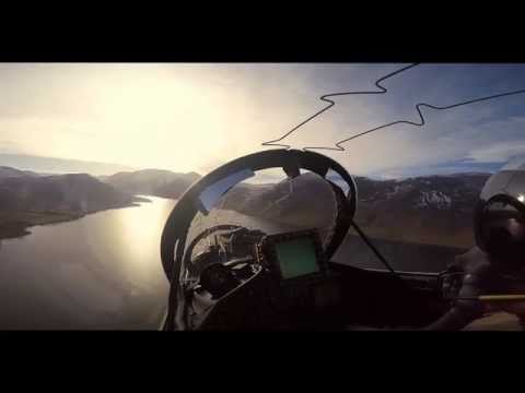 Hawk T2 in the Lake District (IN COCKPIT)