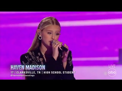Haven Madison: "Livin' On A Prayer" by Bon Jovi. TOP 10 Qualification | American Idol 2023.