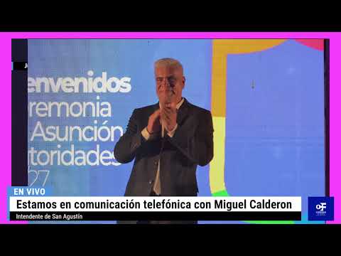 San Agustín: Miguel Calderón destacó obras por $5.000 millones y anunció nuevos proyectos