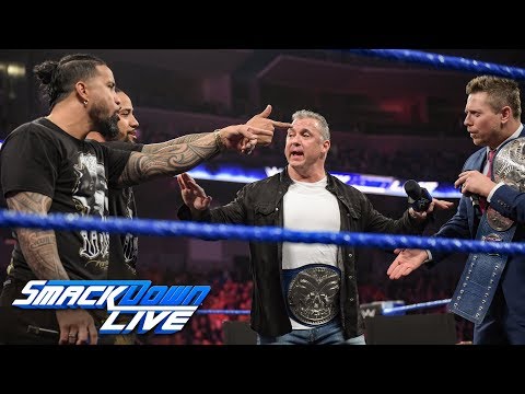 "McMiz TV" gets heated between The Usos and Shane McMahon & The Miz: Feb. 12, 2019