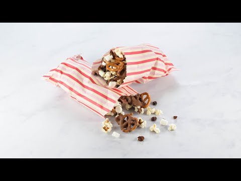 Easy Chocolate Popcorn Snack Mix Recipe