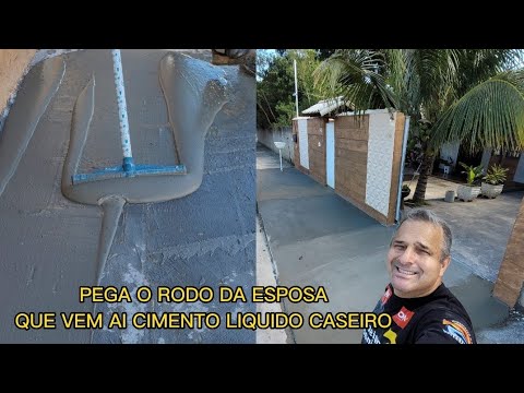 Homemade leveling compound made with mortar and white glue really works.