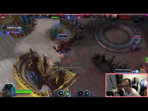 Heroes of the Storm: Casual Abathur quick match