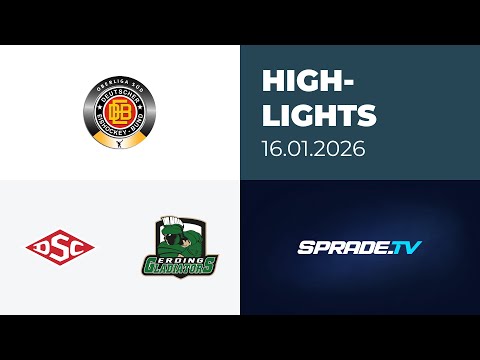 sprade.tv Highlights of the Oberliga-Süd match Deggendorfer SC vs. Erding Gladiators