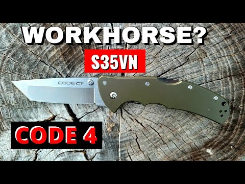 Cold Steel - Code 4 Tanto - Unboxing and Overview