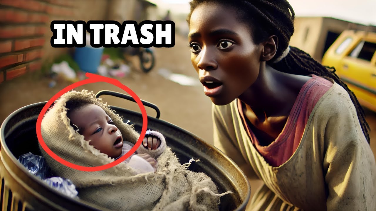 A WOMAN finds a BABY in a TRASH 🗑️  #AfricanTale #Tales #africanfolklore