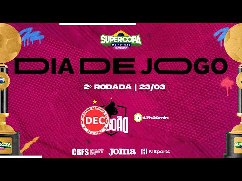 Supercopa de Futsal Feminina - DEC operário x Taboao Magnus - 2º Rodada - Ao Vivo com imagens