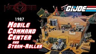 HCC788 - 1987 MOBILE COMMAND CENTER and STEAM-ROLLER Vintage G.I. Joe toy review!