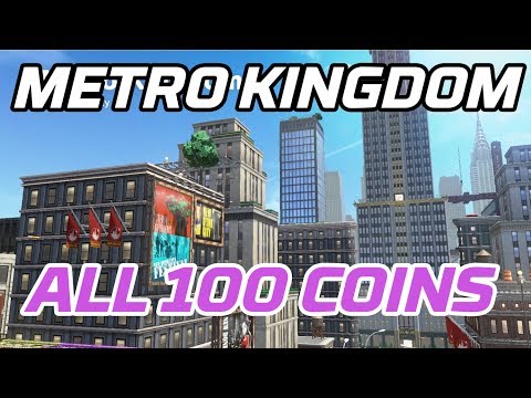 [Super Mario Odyssey] All Metro Kingdom Coins (100 purple local coins)