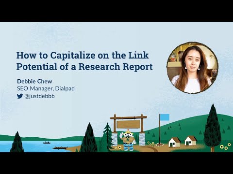 How to Capitalize on the Link Potential of a Research Report [MozCon 2022] — Debbie Chew