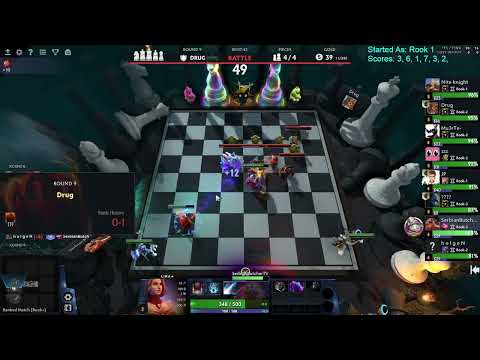 6 Mages Reroll Build! Dota Auto Chess Season 40!