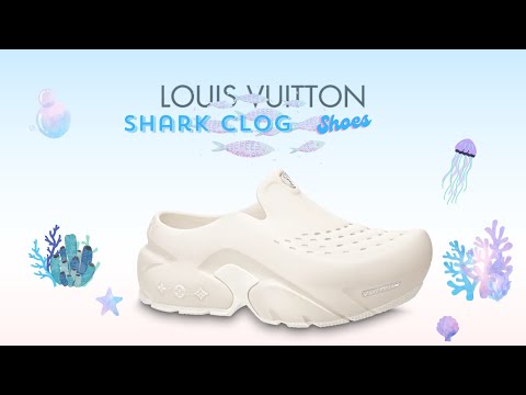 Avalie Dép Louis Vuitton Shark Clog - phiên bản croc nhưng luxury hơn, đỉnh kout hơn. 😁
