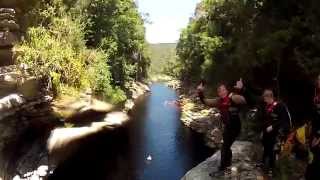 preview picture of video 'Canyoning Zuid-Afrika'