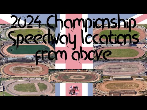 2024 Championship Speedway locations seen from above (2nd division)