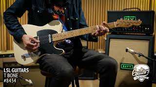 Video thumbnail for LsL T Bone ERA SS | Roasted Alder Body | LsL Hand-Wound Single Coils | #8434 by GuitarsToBePlayed