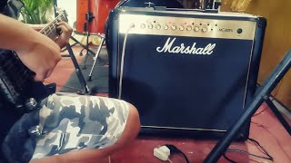 Video thumbnail for Marshall MG101FX guitar Amplifier unboxing ang sound check by Wheelerz Bell