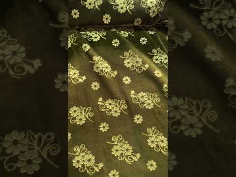 Embossed Velvet Fabric For Designer Garments #fashion #velvet #velvetfashion