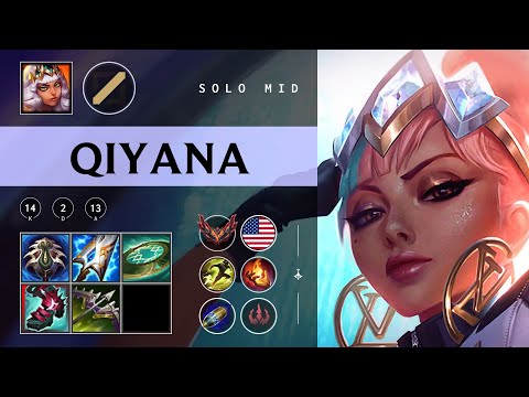 Qiyana Mid vs Sylas - NA Grandmaster Patch 25.24