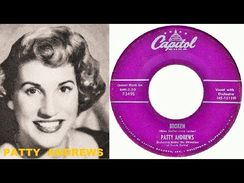 PATTY ANDREWS - Broken / Too Old To Rock 'N Roll (1956)