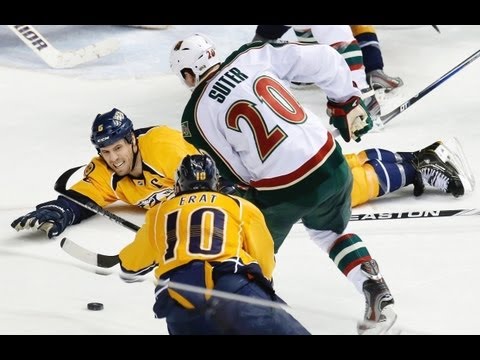 Minnesota Wild @ Nashville Predators 2-3 | October 8th 2013 | Highlights | NHL 13
