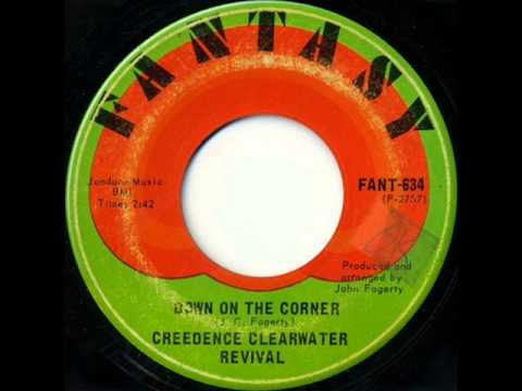C.C.R. - Down On The Corner, Mono 1969 Fantasy 45 record.