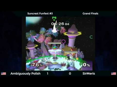 Suncrest Funfest #3 - Ambiguously Polish (Falco) vs. Sirmeris (Peach) - Grand Finals