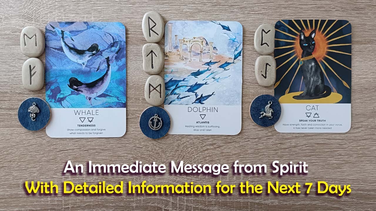 An immediate message from Spirit👉📩💖with detailed information about the next 7 days💖✨🙏