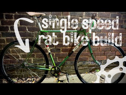 I built this Single Speed Rat Bike from a Vintage Frame