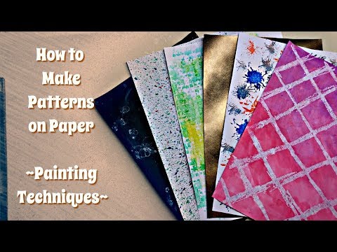 How to Make Patterns on Paper