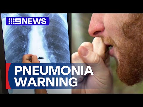 Doctors warn of surge in pneumonia cases | 9 News Australia