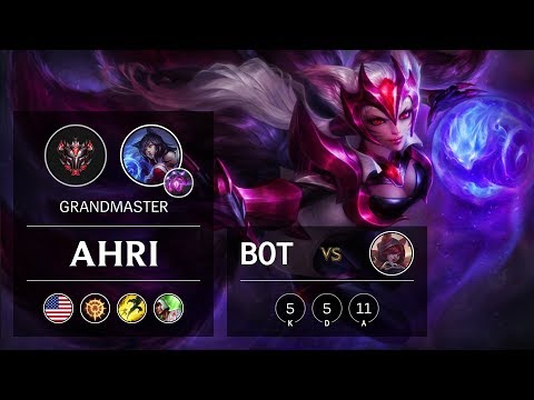 Ahri Bot vs Xayah - NA Grandmaster Patch 10.2