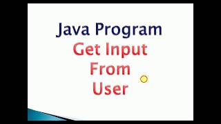 Get input From user as an Integer,Float & String Using java : Java Program