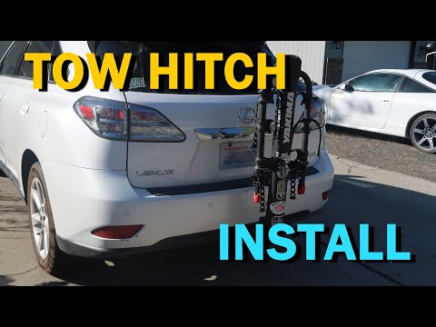 Installing $150 Tow Hitch on a Lexus RX350 It is Perfect