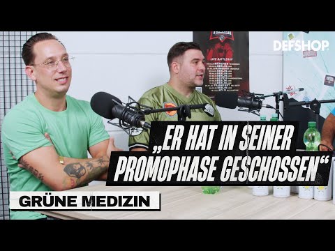 Grüne Medizin über Diss gegen Fard und Battle mit Bendt bei Feuer über Deutschland