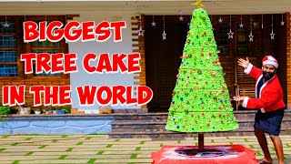 Biggest Christmas Tree Cake In The World | ക്രിസ്മസ് ട്രീ കേക്ക് കഴിച്ചിട്ടുണ്ടോ | M4 Tech |