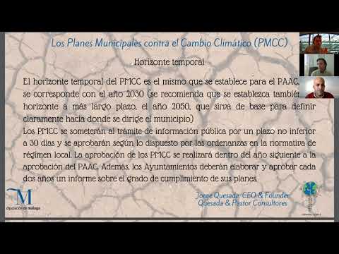 Webinar sobre PACEs y PMCC de la Diputacin de Mlaga