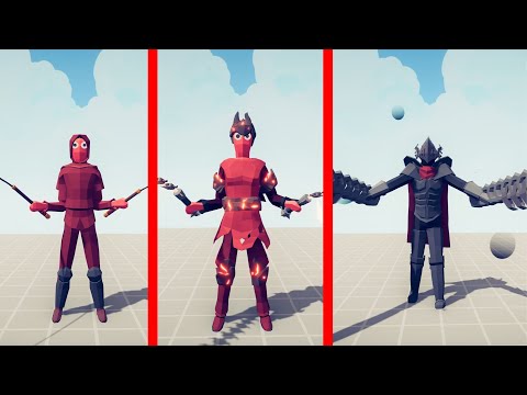 EVOLUTION OF INFERNAL WHIP | TABS Totally Accurate Battle Simulator