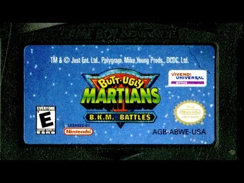 Butt-Ugly Martians : B.K.M. Battles GBA