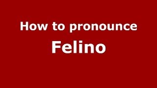 How to pronounce Felino