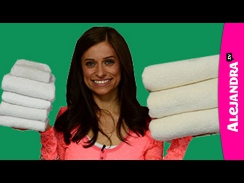How to fold bath, hand & face towels in the bathroom & linen...