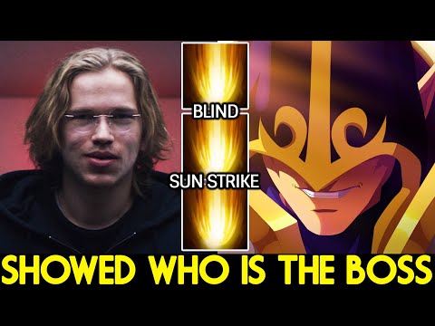 TOPSON [Invoker] Showed Who is The Boss Blind Sun Strike Dota 2