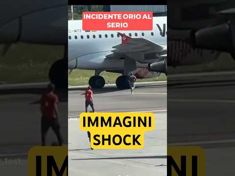 Incidente Orio Al Serio #OrioAlSerio #AndreaRusso #FlashNews #cronaca  #SicurezzaAeroporti #Volotea