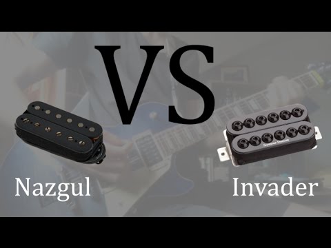 Seymour Duncan INVADER vs NAZGUL | Bridge Guitar Pickup Comparison
