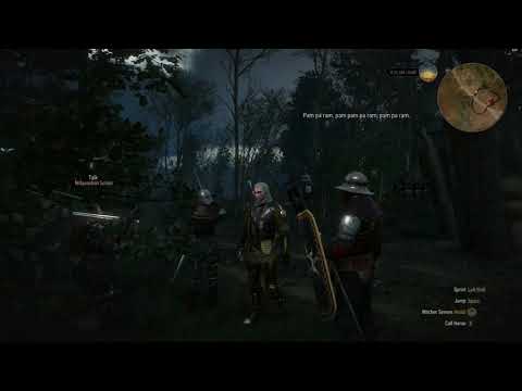 nilfgaardian soldier sings and farts!