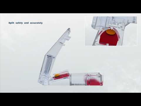 MAXSPLIT Standard and Safety Pill Splitter with Puncher Animation Video