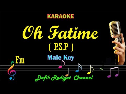 Fatimah (Karaoke) Pancaran Sinar Petromak PSP/ Nada Pria/ Cowok/ Male key Fm Pop Dangdut